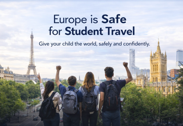 EUROPE STUDENT TRAVEL IS SAFE WITH LE FREHINDI